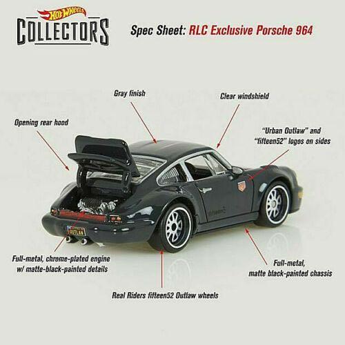 hot wheels rlc porsche 964