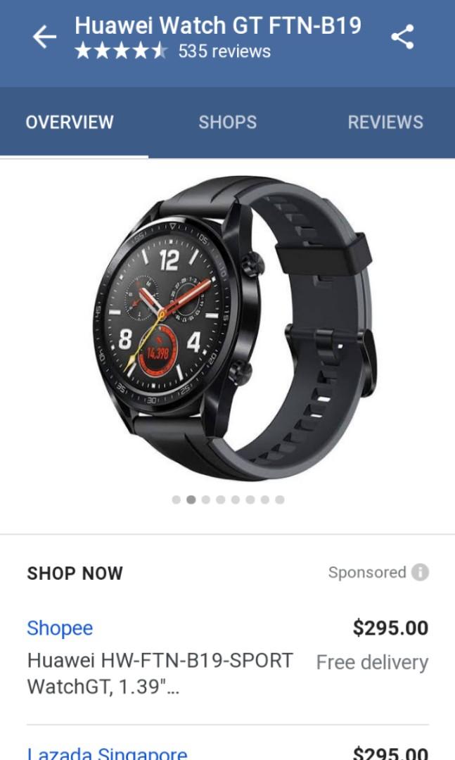 Huawei Watch FTN B19 Mobile Phones Gadgets Wearables Smart Watches on Carousell