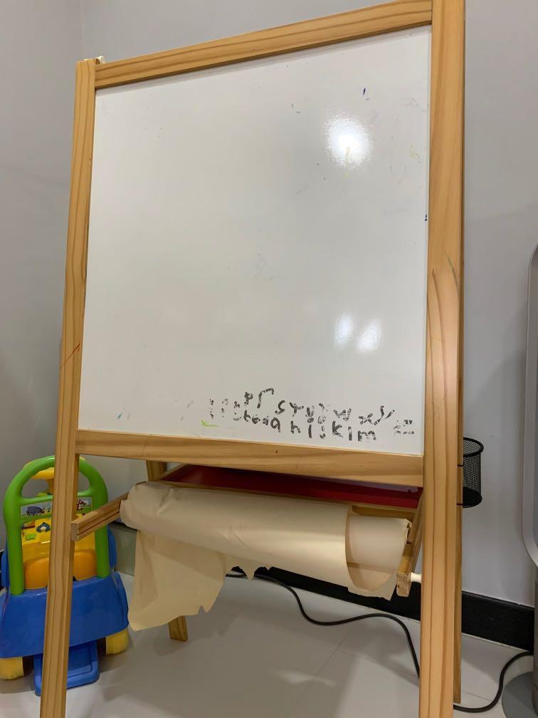 Ikea easel white board, Babies & Kids, Baby Nursery & Kids Furniture