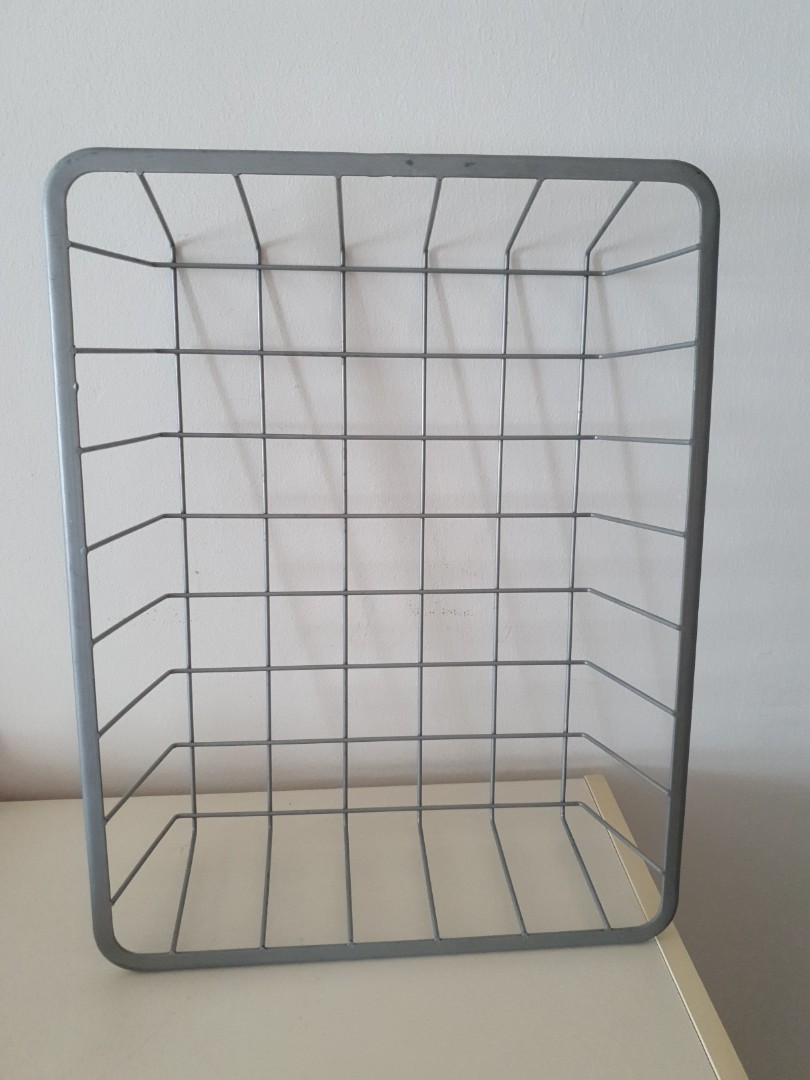 Ikea Metal Basket Shelves, Furniture & Home Living, Furniture, Shelves