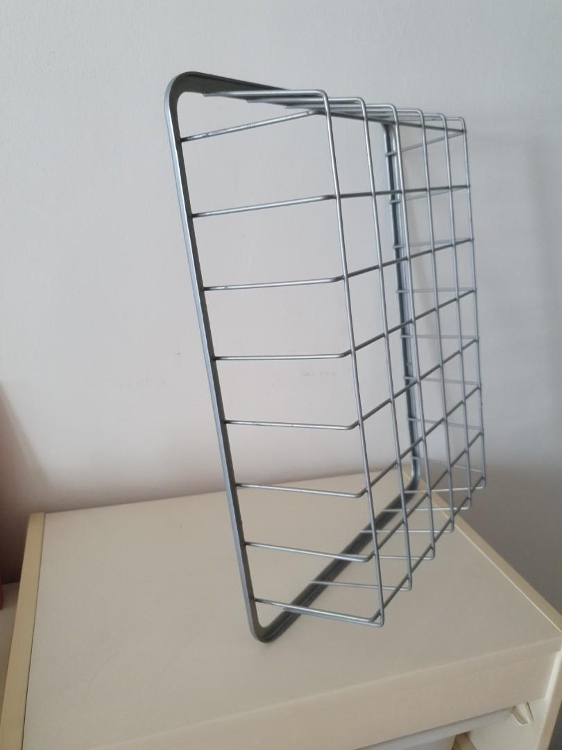 Ikea Metal Basket Shelves, Furniture & Home Living, Furniture, Shelves