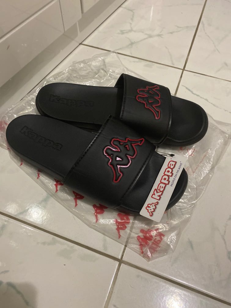 kappa-slides-luxury-sneakers-footwear-on-carousell