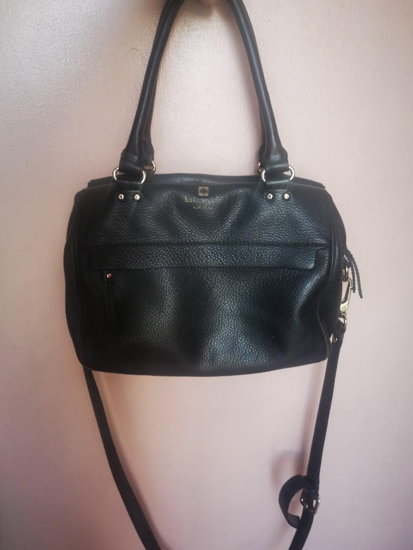 Kate spade sling bag (Category: Cross-body Bags) located in Mandaluyong City. Submitted by esterdecruz05 (Listing ID 272359710, Image 1). Description: Leather original Kate spade used but not abused in very good condition black with sling all intact.