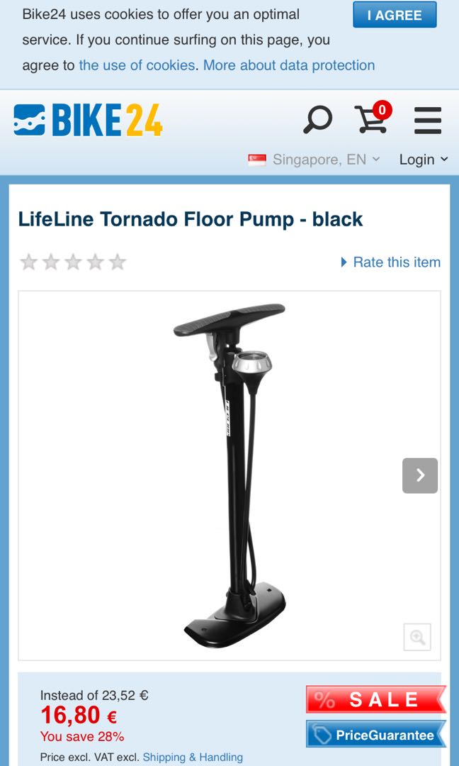 Lifeline floor on sale pump