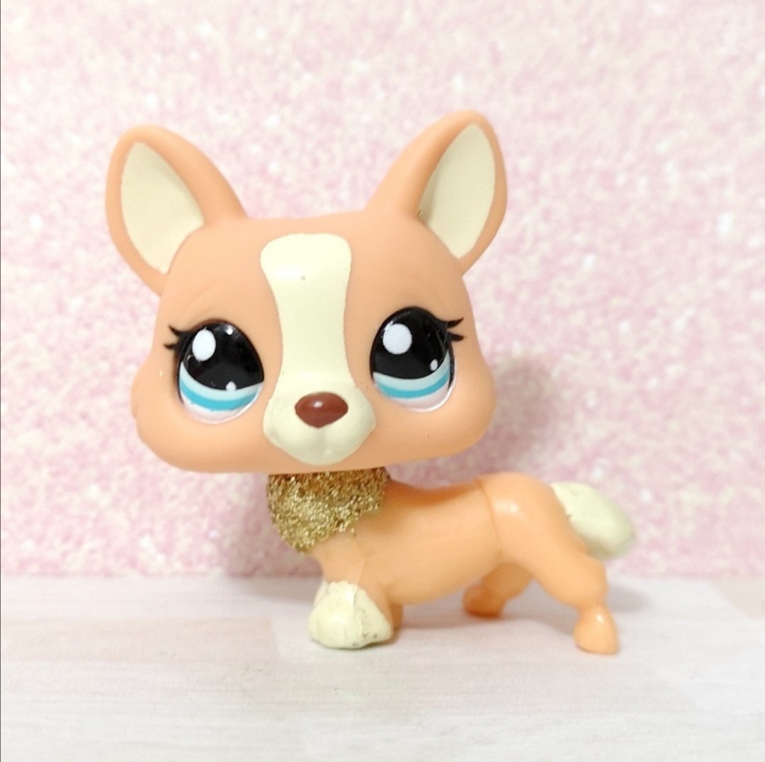 Littlest Pet Shop lps RARE Sparkle Corgi dog Hobbies Toys Toys