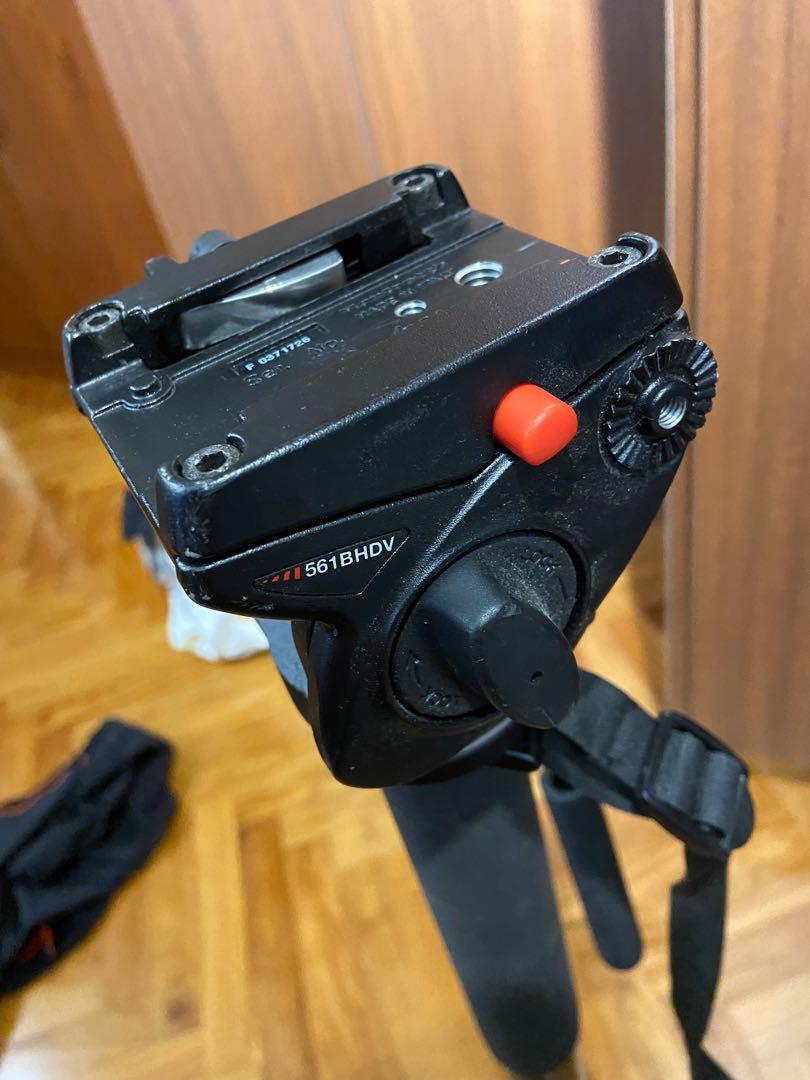 Manfrotto video monopod 561 bhdv with fluid head, Photography