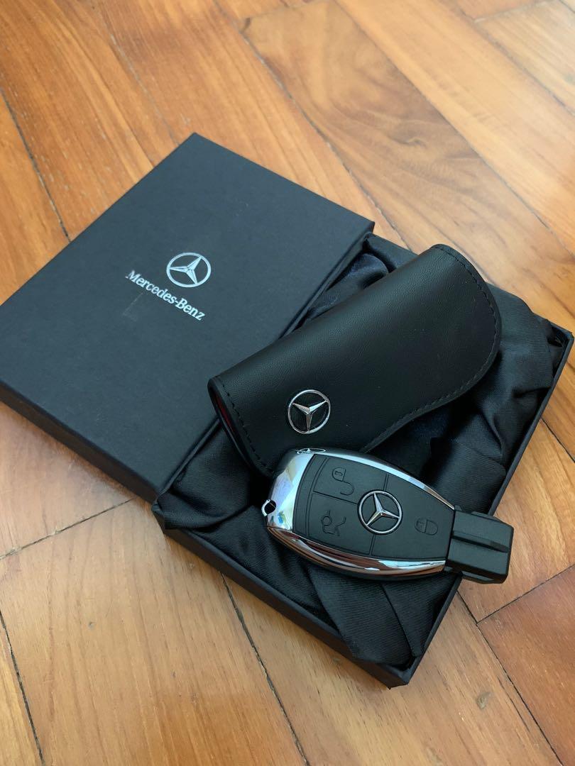 Leather case for mercedes key sale