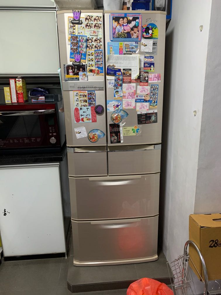 三菱 6ドア冷凍冷蔵庫 光ビッグ 大容量520L MR-E52S-F 11年製 - 東京都