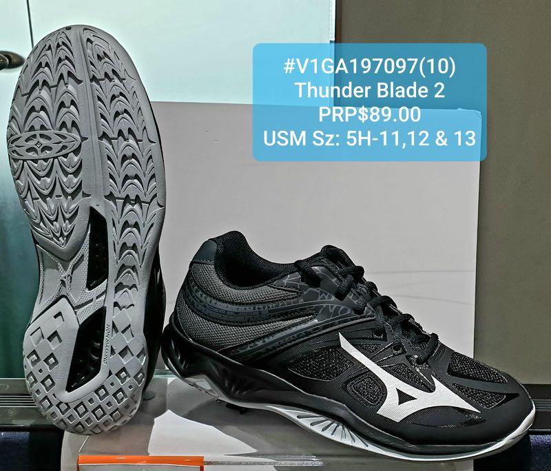 mizuno thunder blade indoor court shoes