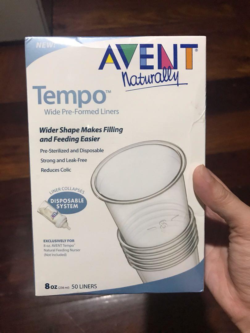 New Avent tempo liners fillers (Category: Weaning & Toddler Feeding) located in Quezon City. Submitted by jujuloco (Listing ID 272384402, Image 1). Description: New Avent Tempo pre formed liners fillers 50 pcs. Plastic outer wrapping is sealed. Top slightly perforated already due to being inside luggage (see pics). It’s absolutely brand new and sealed. Rfs: extras only Mop: bpi or bdo Shipping via fastrack add 65 in metro manila or can pick up in