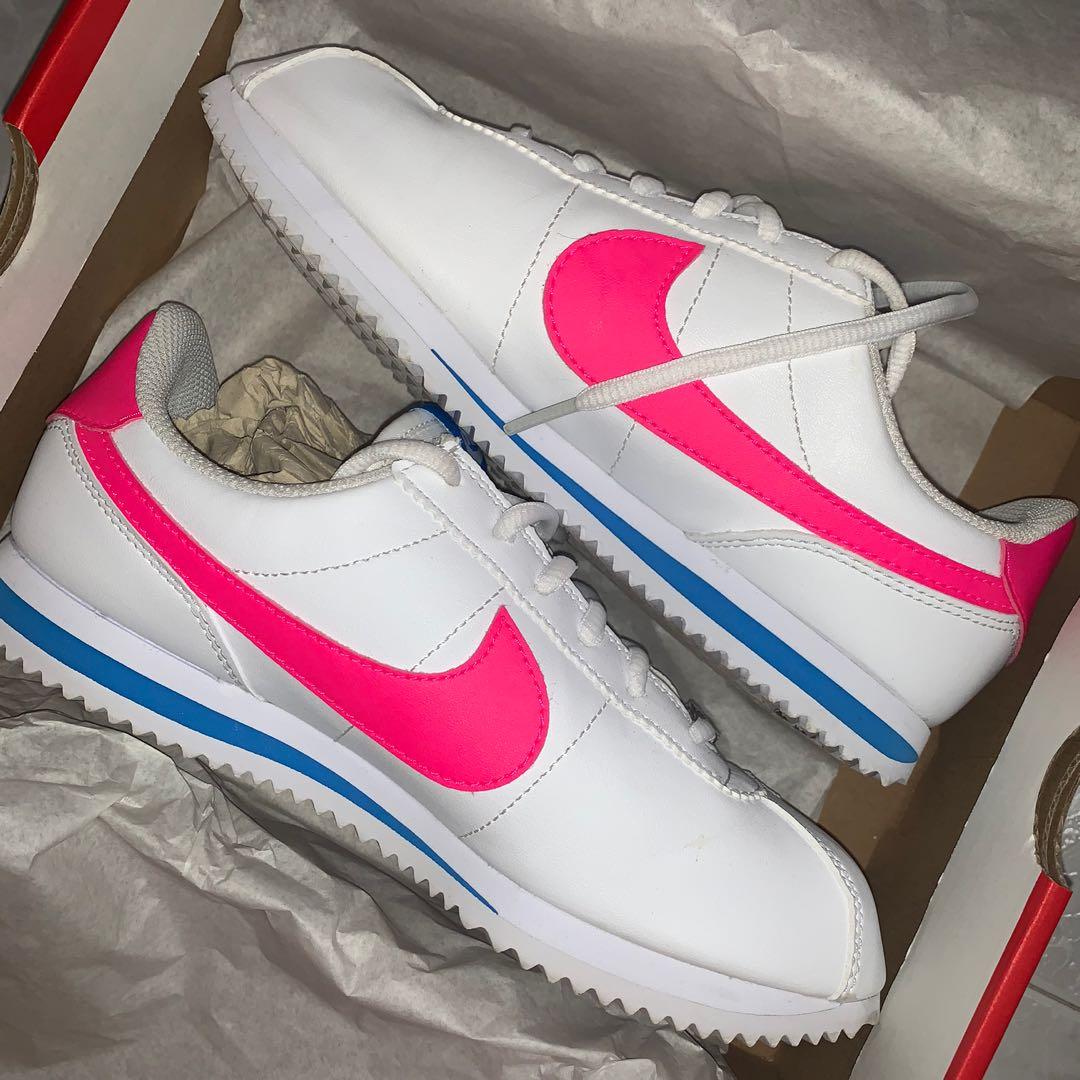 Authentic Nike Leather Cortez Pink And 
