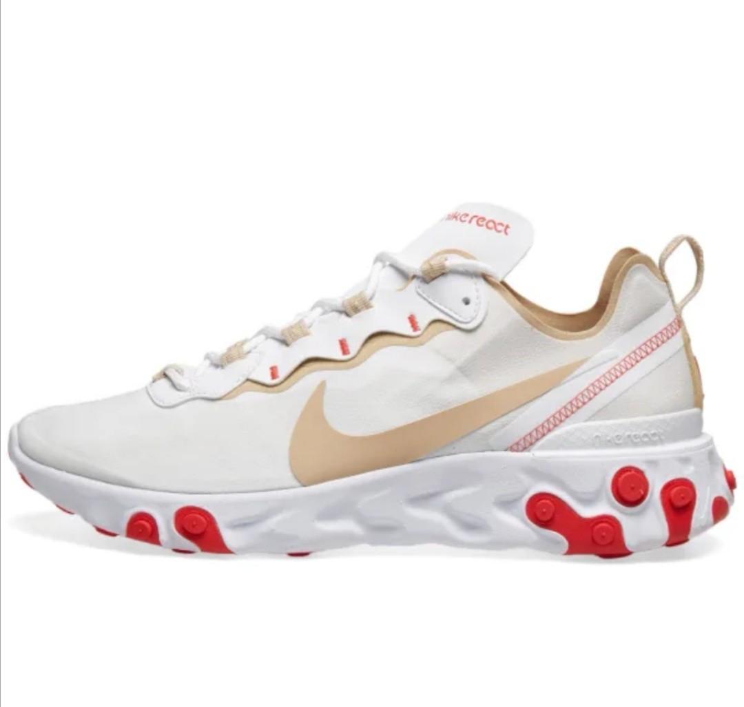 nike react element 55 white desert