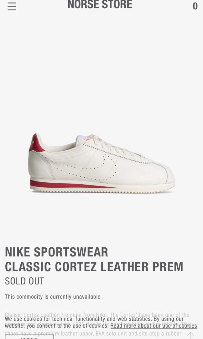 nike sportswear classic cortez leather
