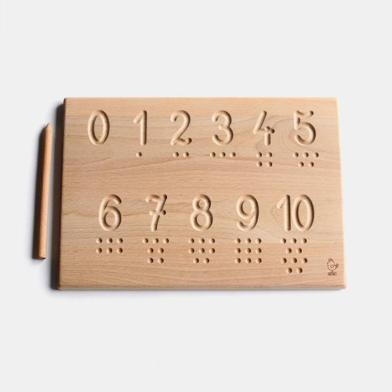 wooden counting board