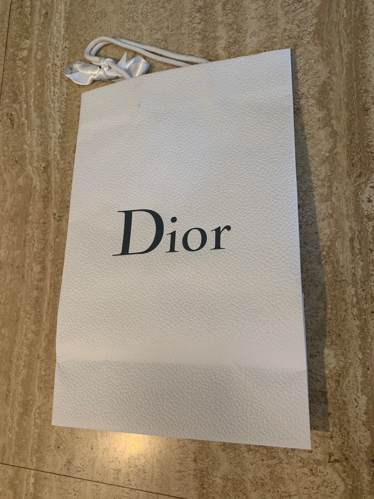 Paper bag dior, Luxury, Bags & Wallets on Carousell