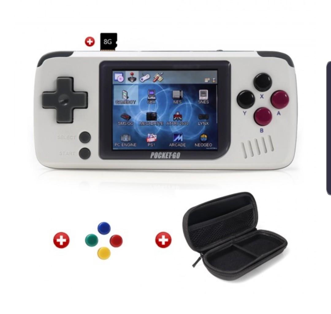 PocketGo (Play PS1 GAMES, GBA, NEOGEO), Video Gaming, Video Game Consoles,  PlayStation on Carousell