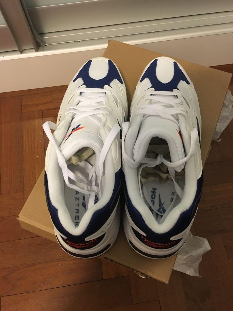 Reebok Aztrek 96 size US 11 Brand New white/royal/fiery orange, Men's  Fashion, Footwear, Sneakers on Carousell