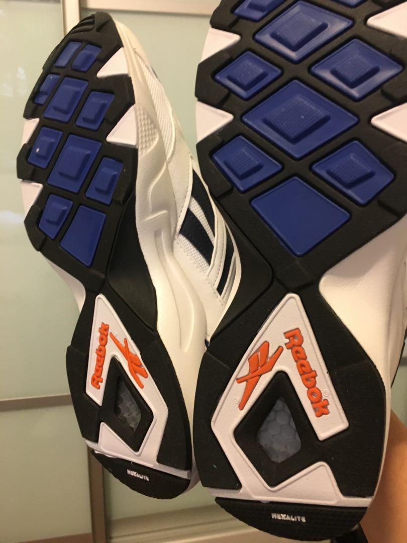 Reebok Aztrek 96 size US 11 Brand New white royal fiery orange
