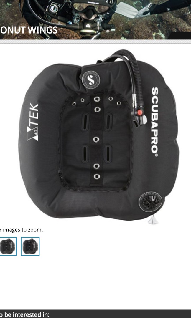 Scubapro XTEK DONUT WINGS Tek twin tank, Sports Equipment, Sports