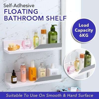 Self-Adhesive Floating Bathroom Shelf [Platform Gen 2] - AT Lifestyle Store