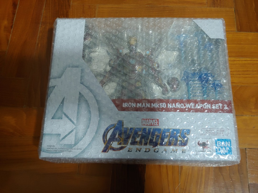 SHF Avengers Endgame IRON MAN MK50 nano weapon set 2 ( S.H Figuarts ...