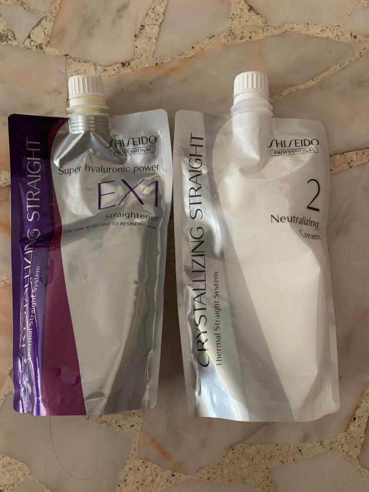 Shiseido hair straightening cream for stubborn hair Beauty