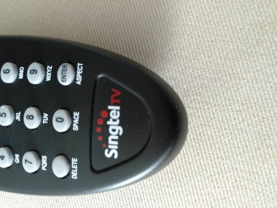 Singtel TV Remote Control, TV & Home Appliances, TV & Entertainment, TV