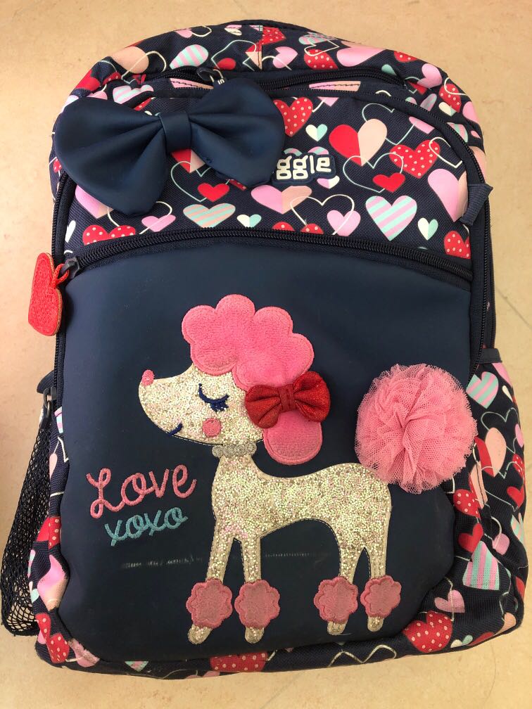 smiggle poodle backpack