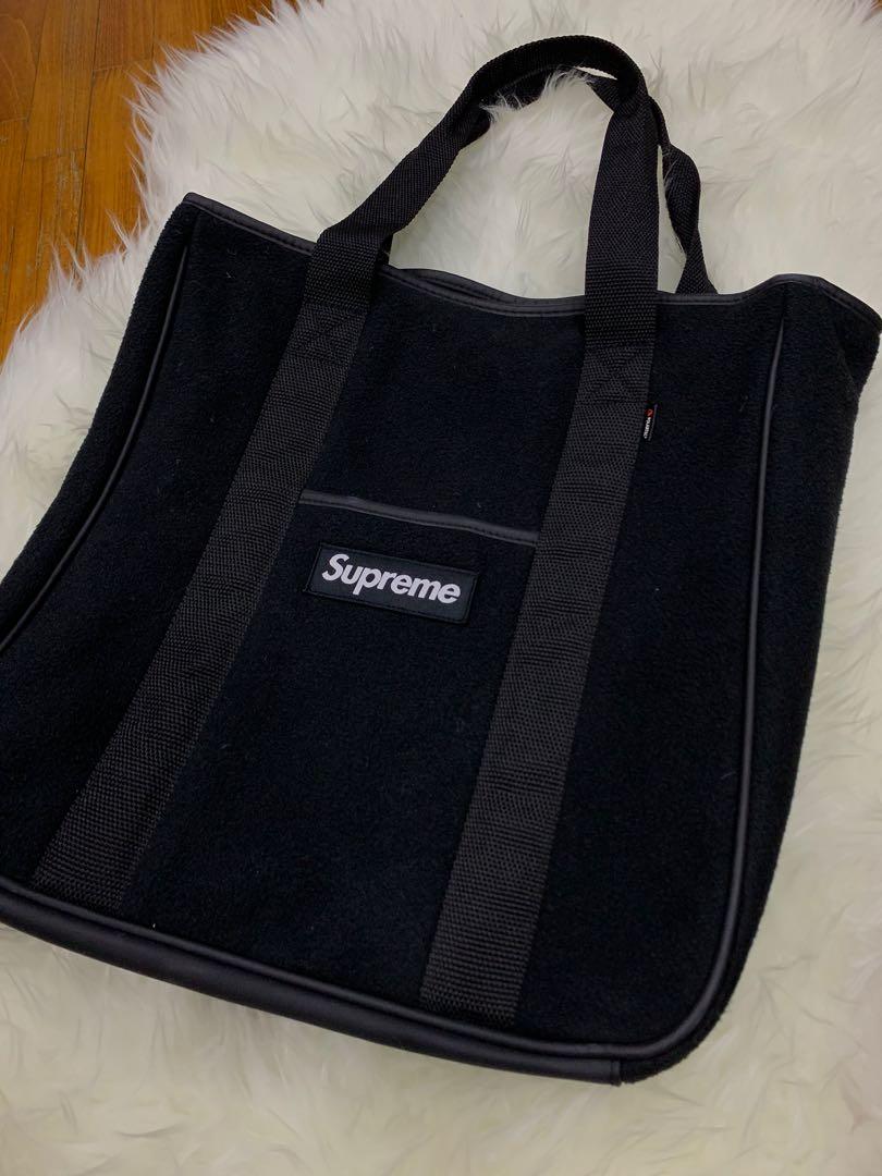 Supreme original Polartec Black Tote Men