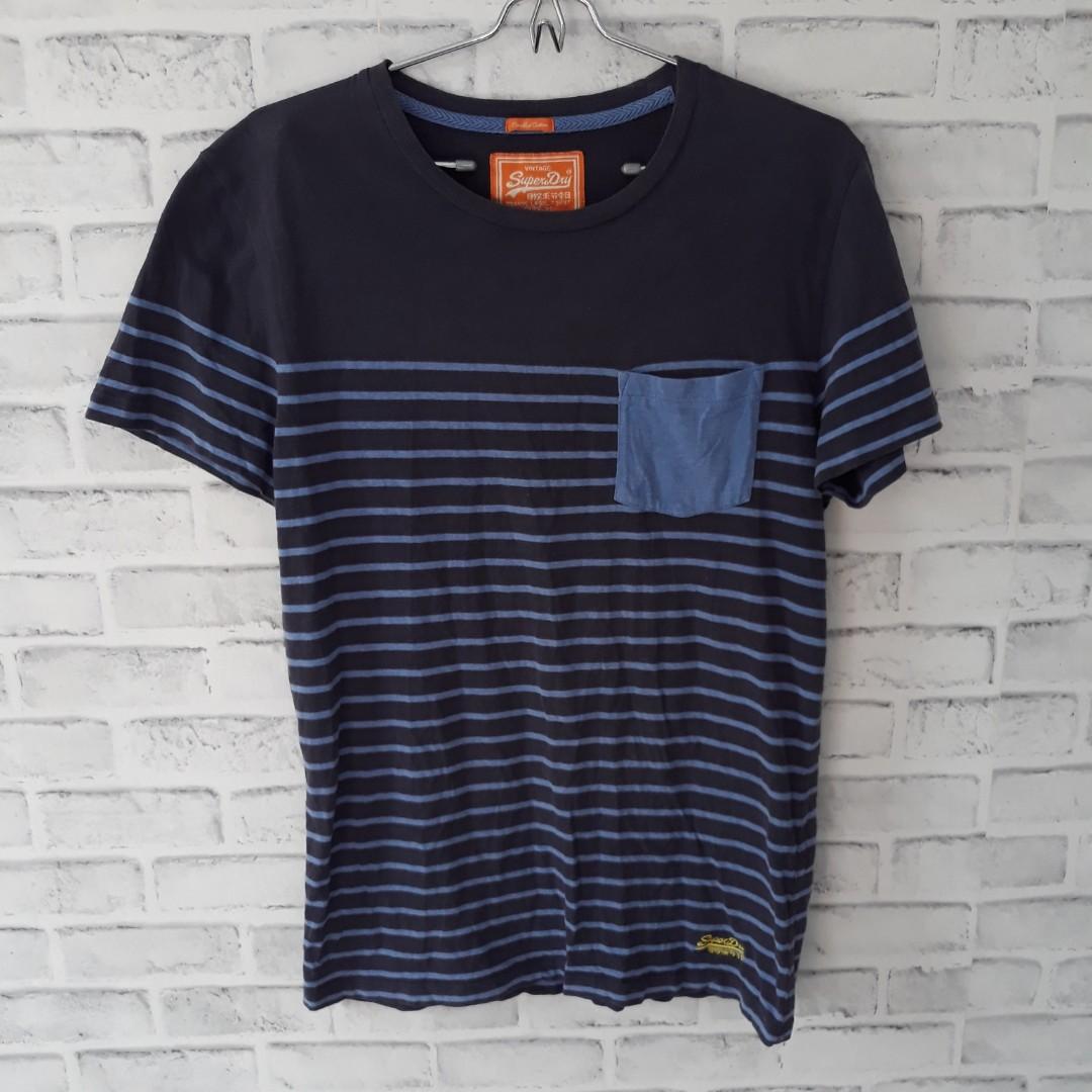 T Shirt Superdry Second Size M Kaos Pria Outfit Casual Men S