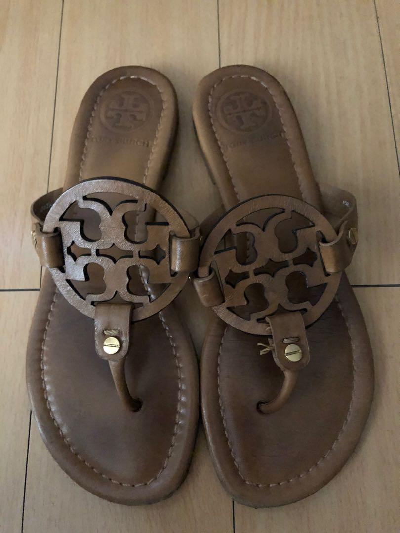 Tory burch flip flops size 12 clearance