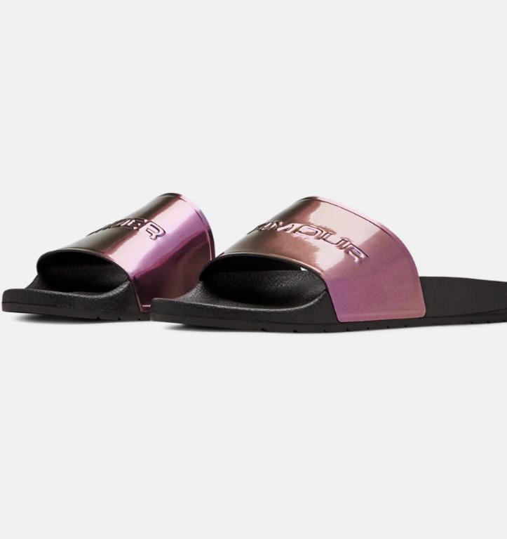 ua core remix leather slides