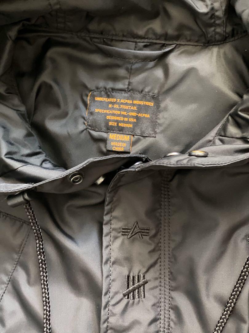Undefeated x alpha fishtail jacket shop