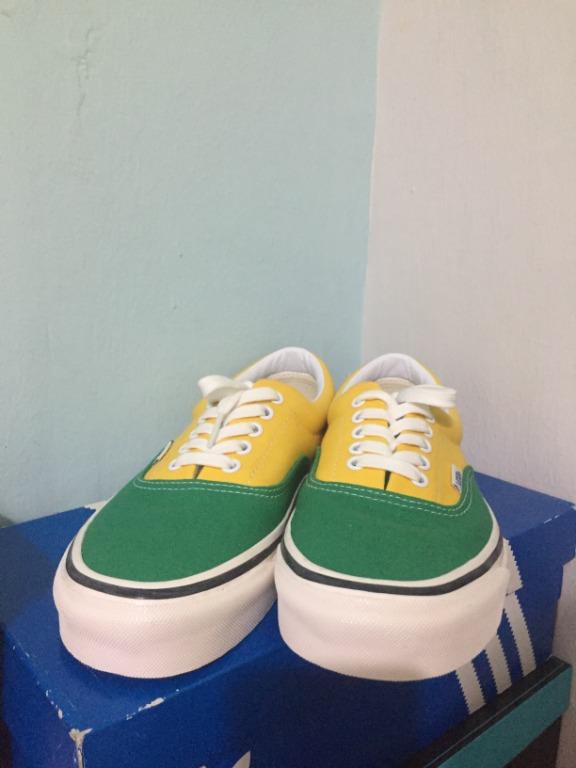 Vans Era 95 DX Yellow Blue Green Men s Fashion Footwear