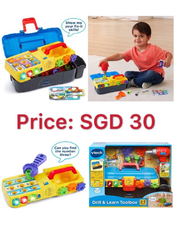 vtech drill and learn toolbox playset