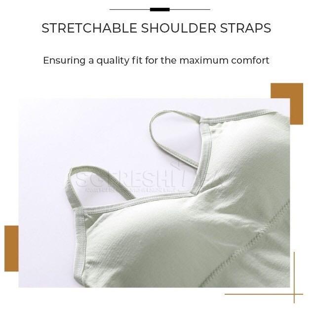 white camisole top with built in bra