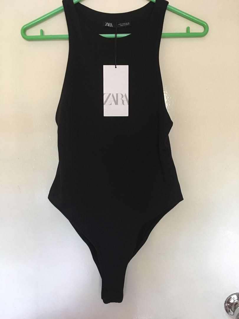 zara halter bodysuit
