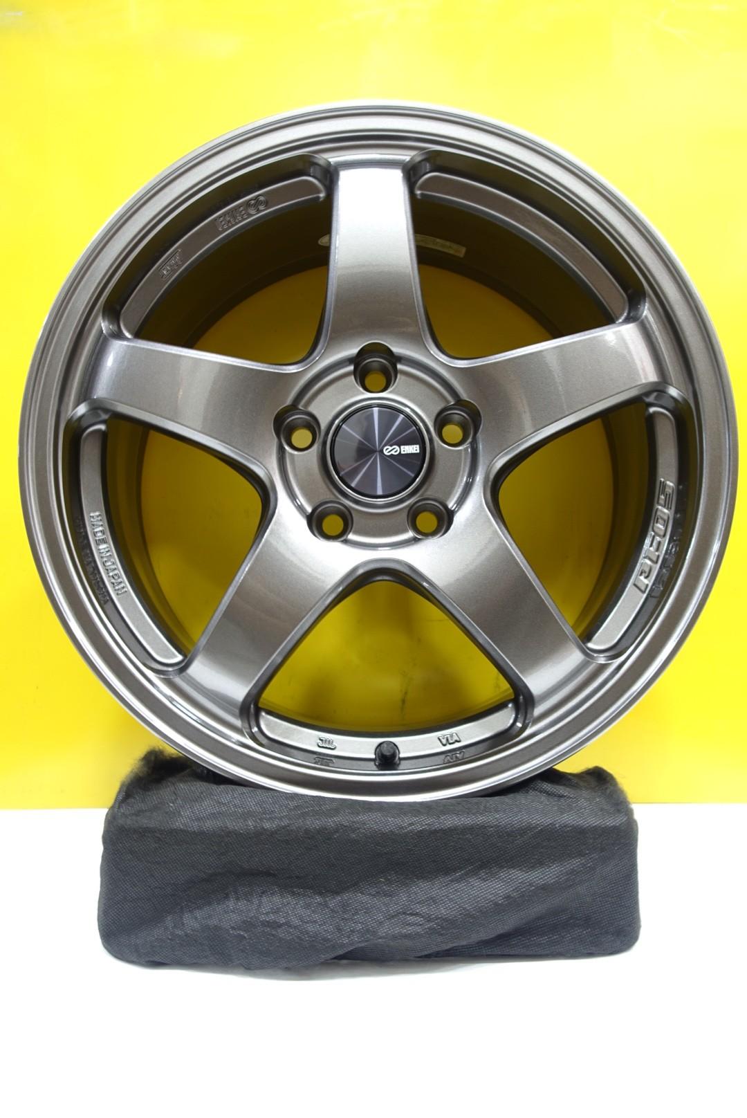 18" Enkei Japan PF05 18x8.0 +45 5x114.3 Rims, Car Accessories, Tyres