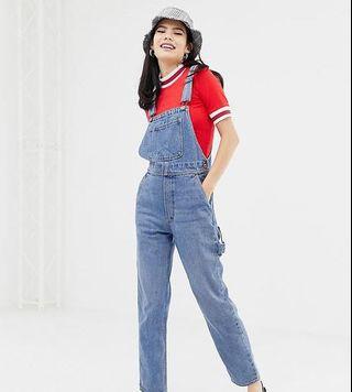 monki yellow dungarees