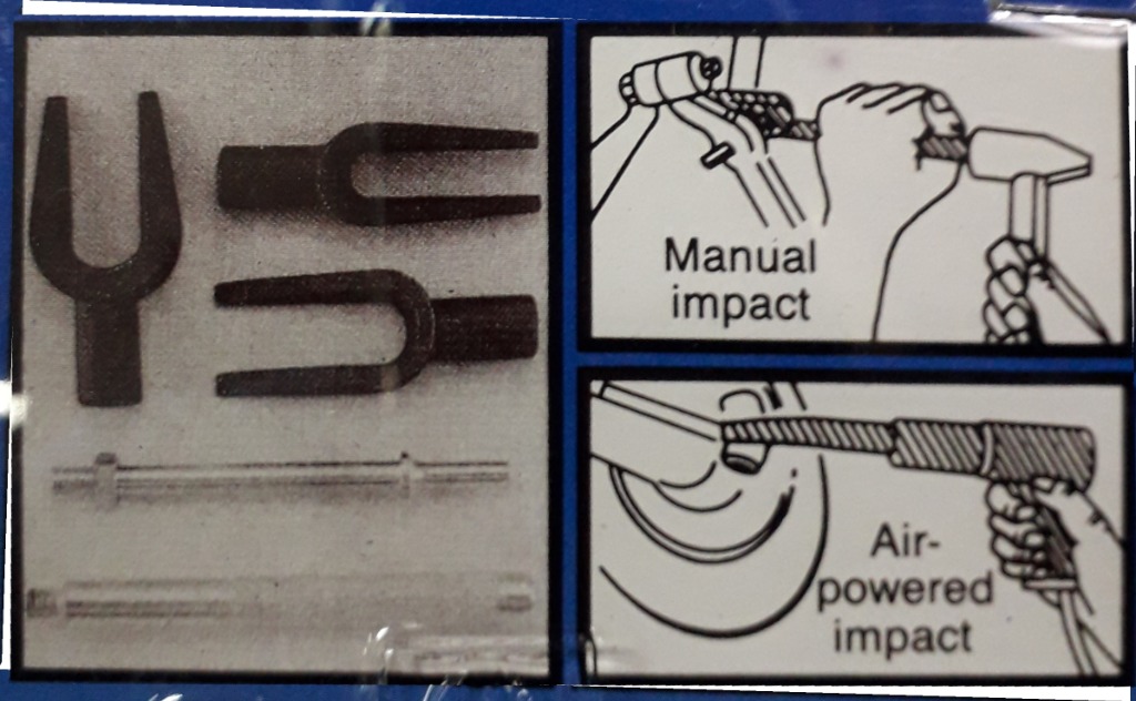 5pc Tie Rod Ball Joint Pitman Arm Tool Kit Joint Remover Separator