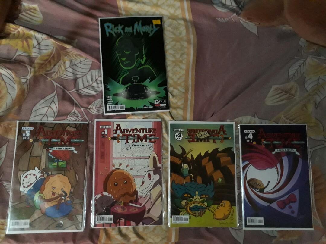 Adventure Time & Rick and Morty Comics (Category: Comics & Manga) located in Dasmarinas. Submitted by lucapaguro1998 (Listing ID 272584353, Image 2). Description: Selling my Adventure Time Capers Series and 1 Rick and Morty Comics. RFS: NEED FUNDS.