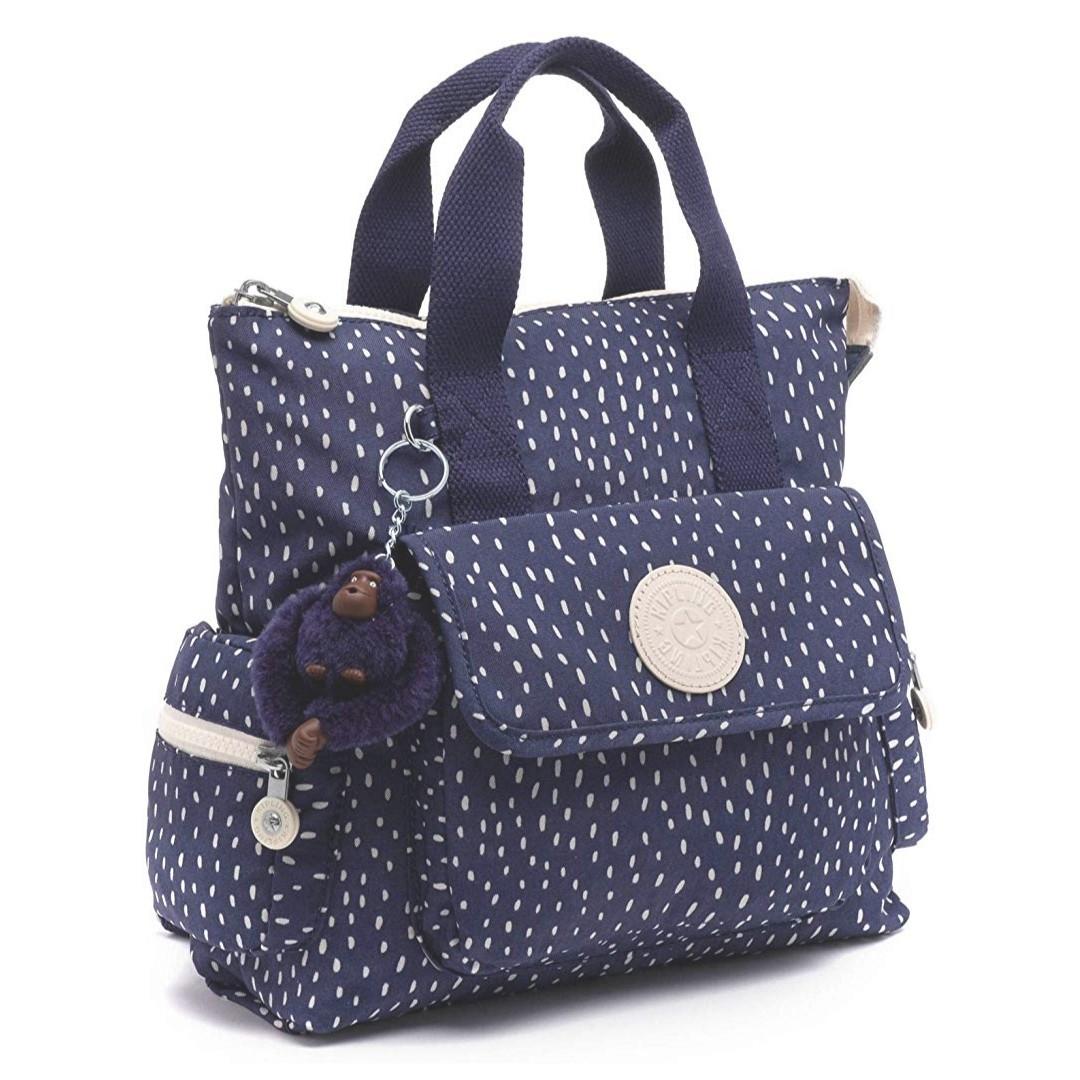 BN Kipling Revel 2 in 1 Convertible Surreal Dot It Backpack Tote