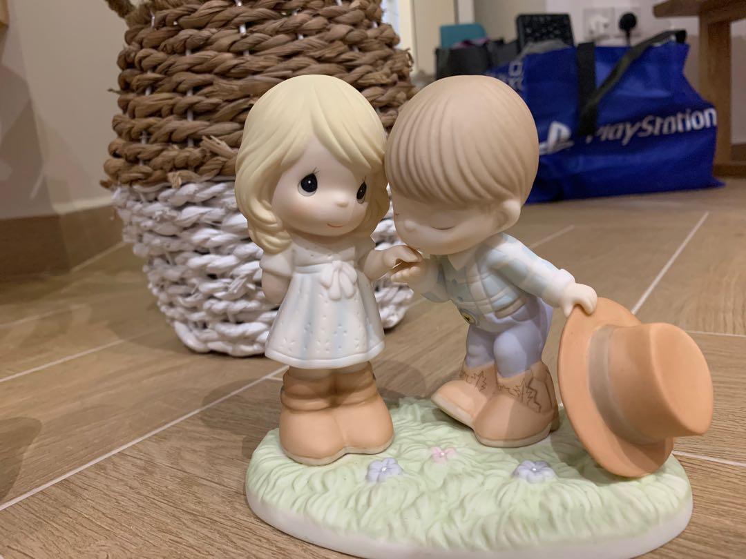 Precious Moments #163004 /"Would You Be My Pardner/" Porcelain Bisque Figurine New