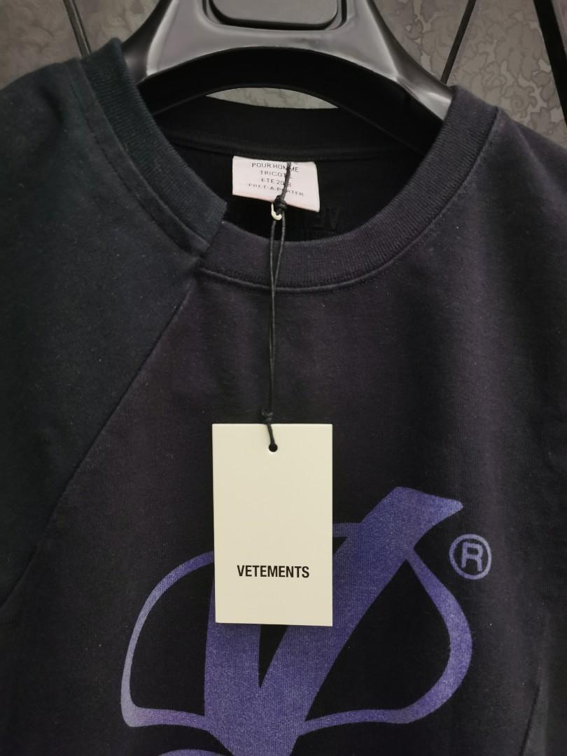 BNWT Vetements Long sleeve patchwork tshirt