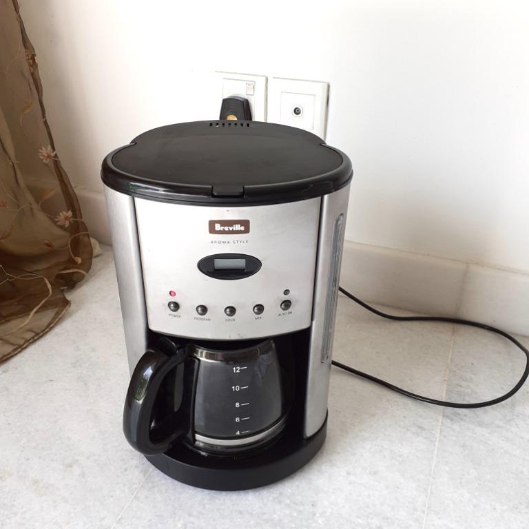 Breville BCM600 Aroma Style Electronic Coffee Machine Used Good