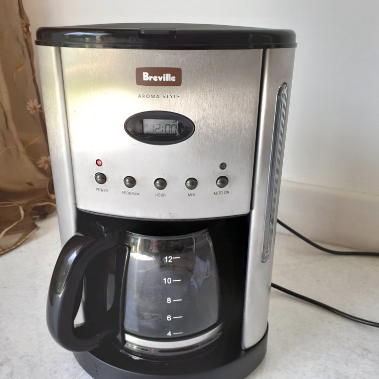 Breville BCM600 Aroma Style Electronic Coffee Machine Used Good