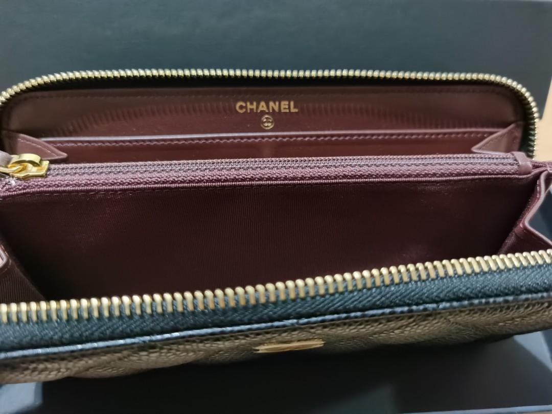 classic long zipped wallet