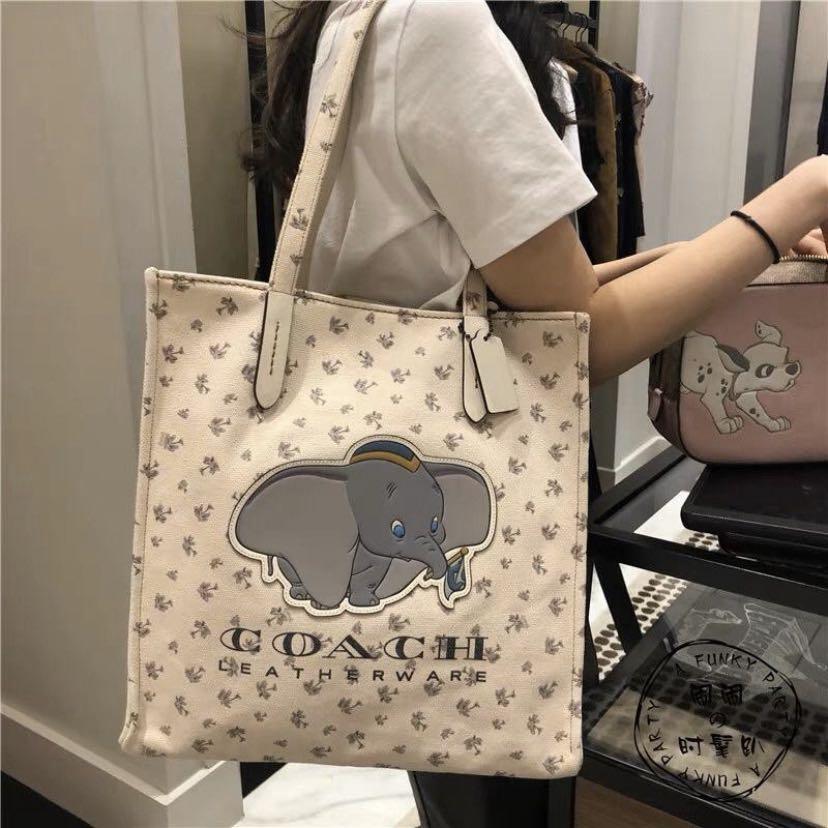 coach x disney tote bag