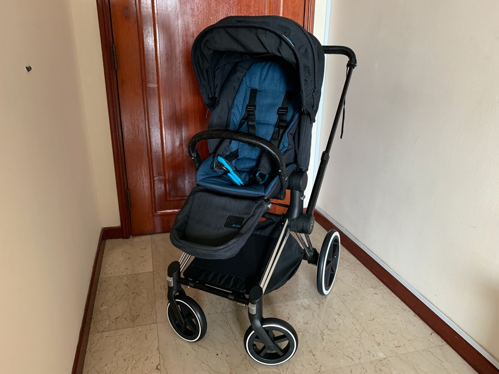 Cybex Priam with Lux Seat True Blue Denim Babies Kids Going