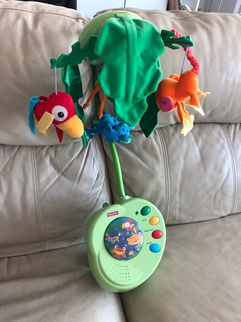 Fisher Price jungle mobile, Babies & Kids, Infant Playtime on Carousell